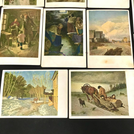 Почтовые открытки 1930г, чистые, малотиражные, коллекционные, редкие, винтаж, СССР. Картинка 5